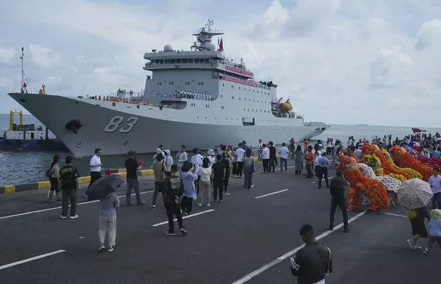 中国海军访问柬埔寨美西方说三道四